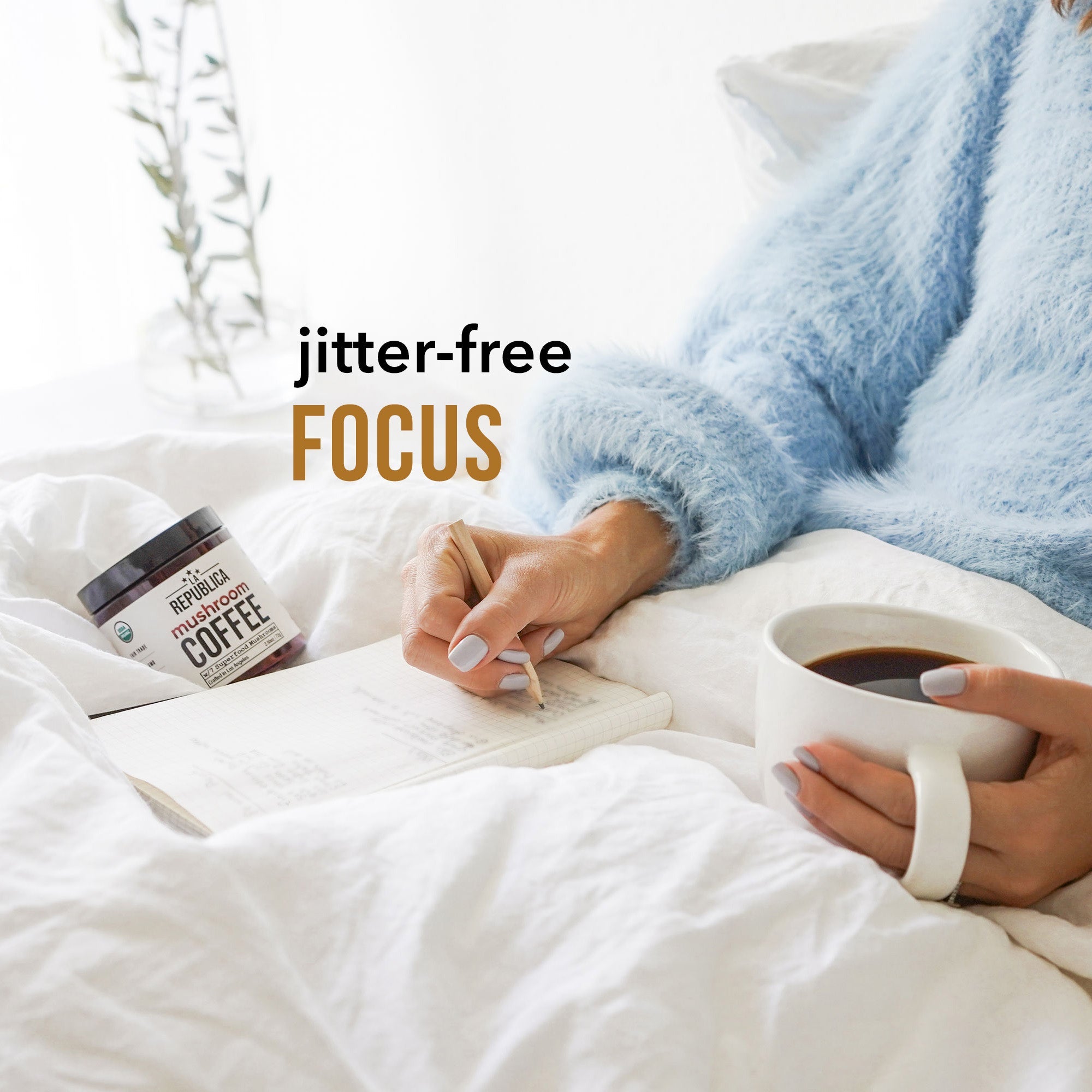 La Republica Organic Mushroom Coffee with 7 Superfood Mushrooms