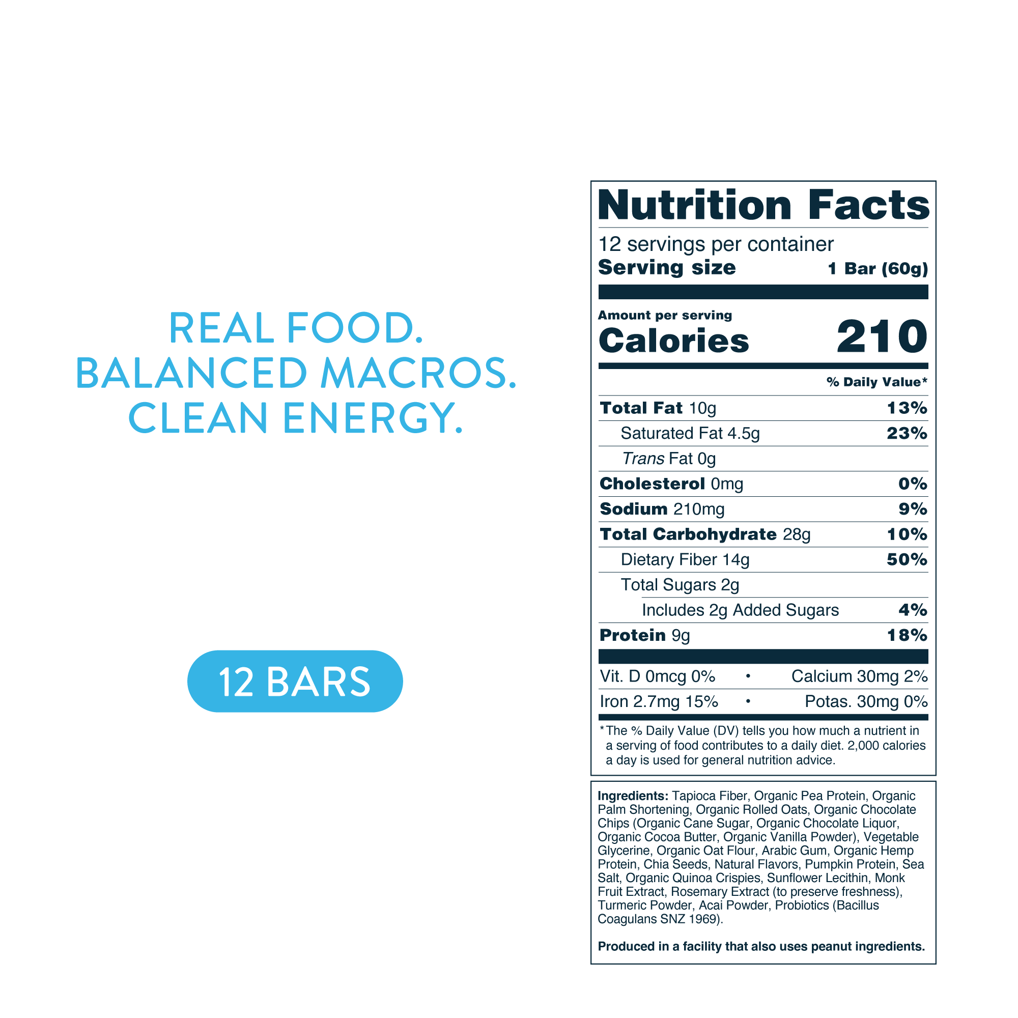 Oatmeal Cookie Dough Energy Bar