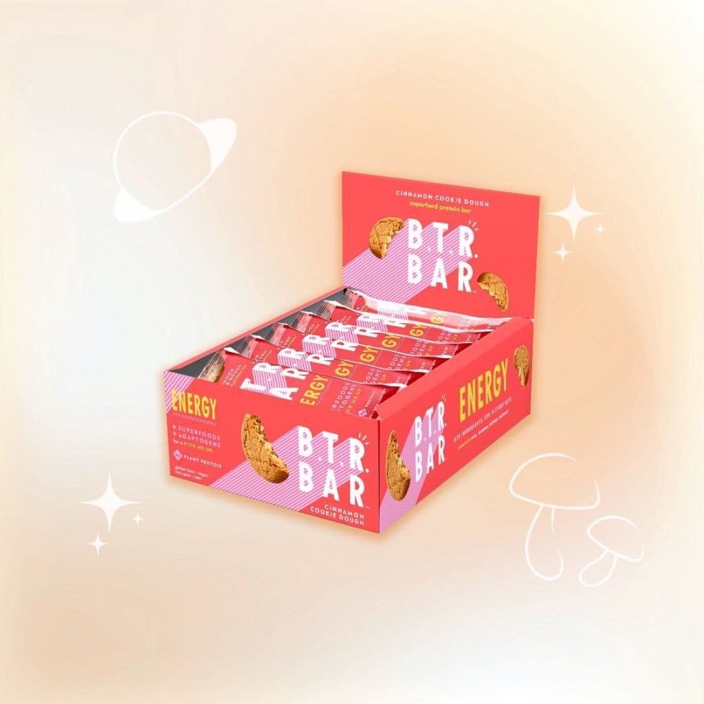 B.T.R. Bar Cinnamon Cookie Dough ENERGY (12 Count) - Multiverse