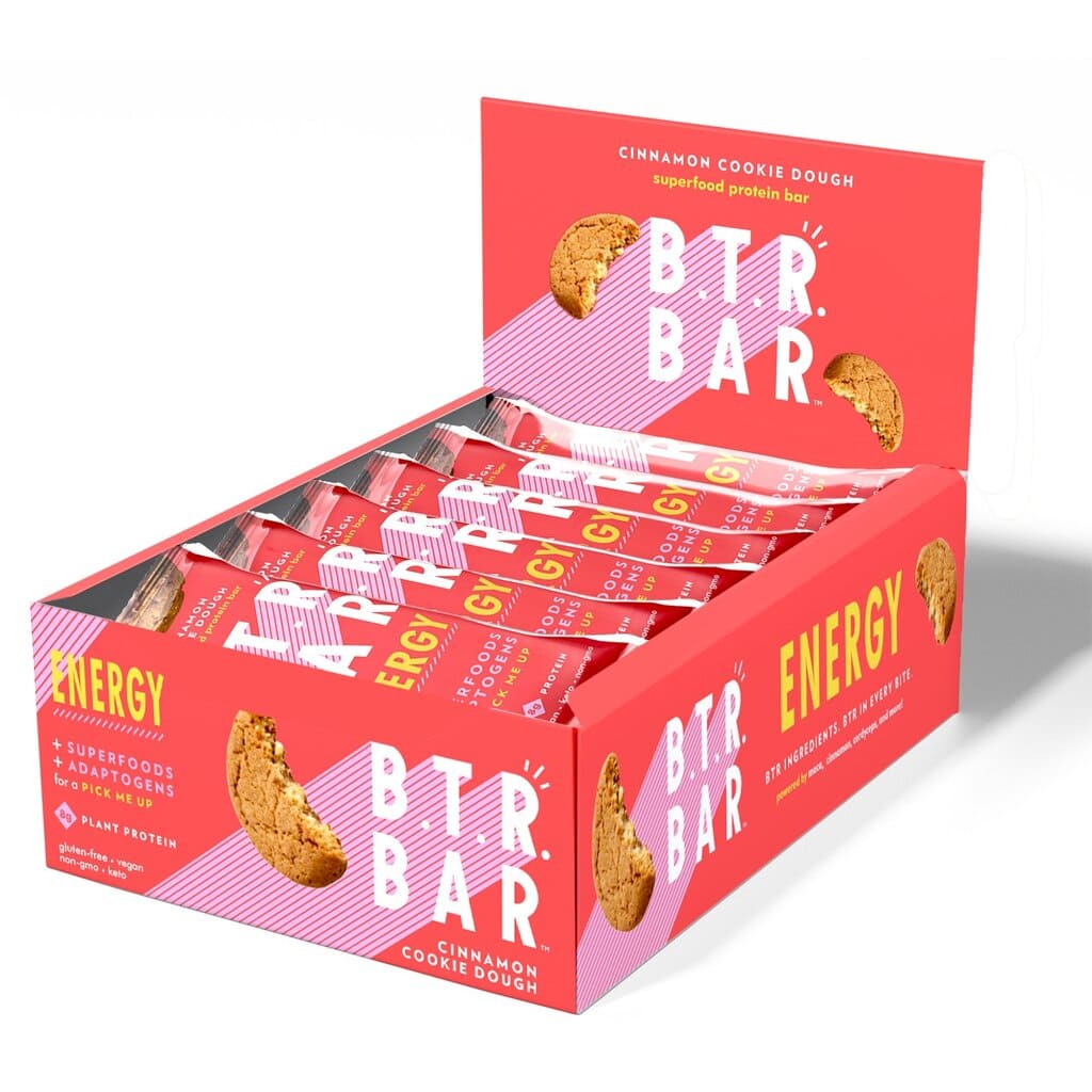 B.T.R. Bar Cinnamon Cookie Dough ENERGY (12 Count) - Multiverse