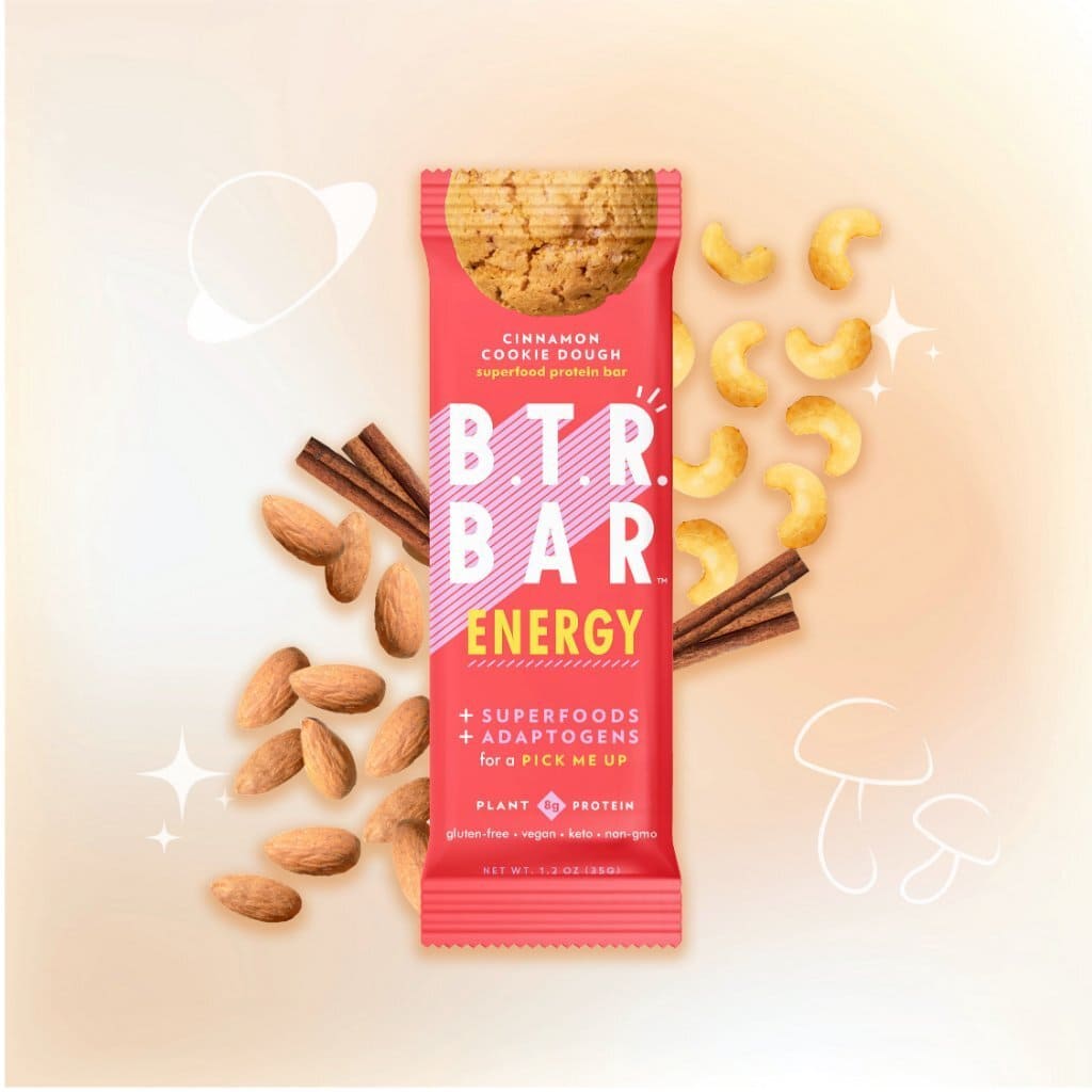 B.T.R. Bar Cinnamon Cookie Dough ENERGY (4 Count) - Multiverse