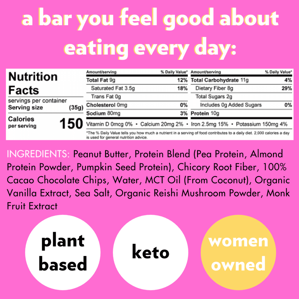 B.T.R. Bar Peanut Butter Chocolate Chip BLISS (12 Count) - Multiverse