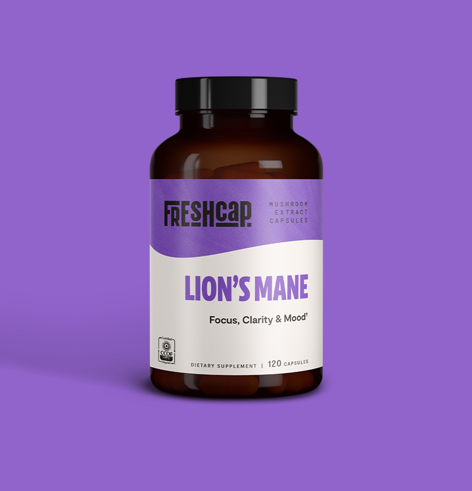 FreshCap Mushrooms Lion's Mane Capsules (120 Count) - Multiverse