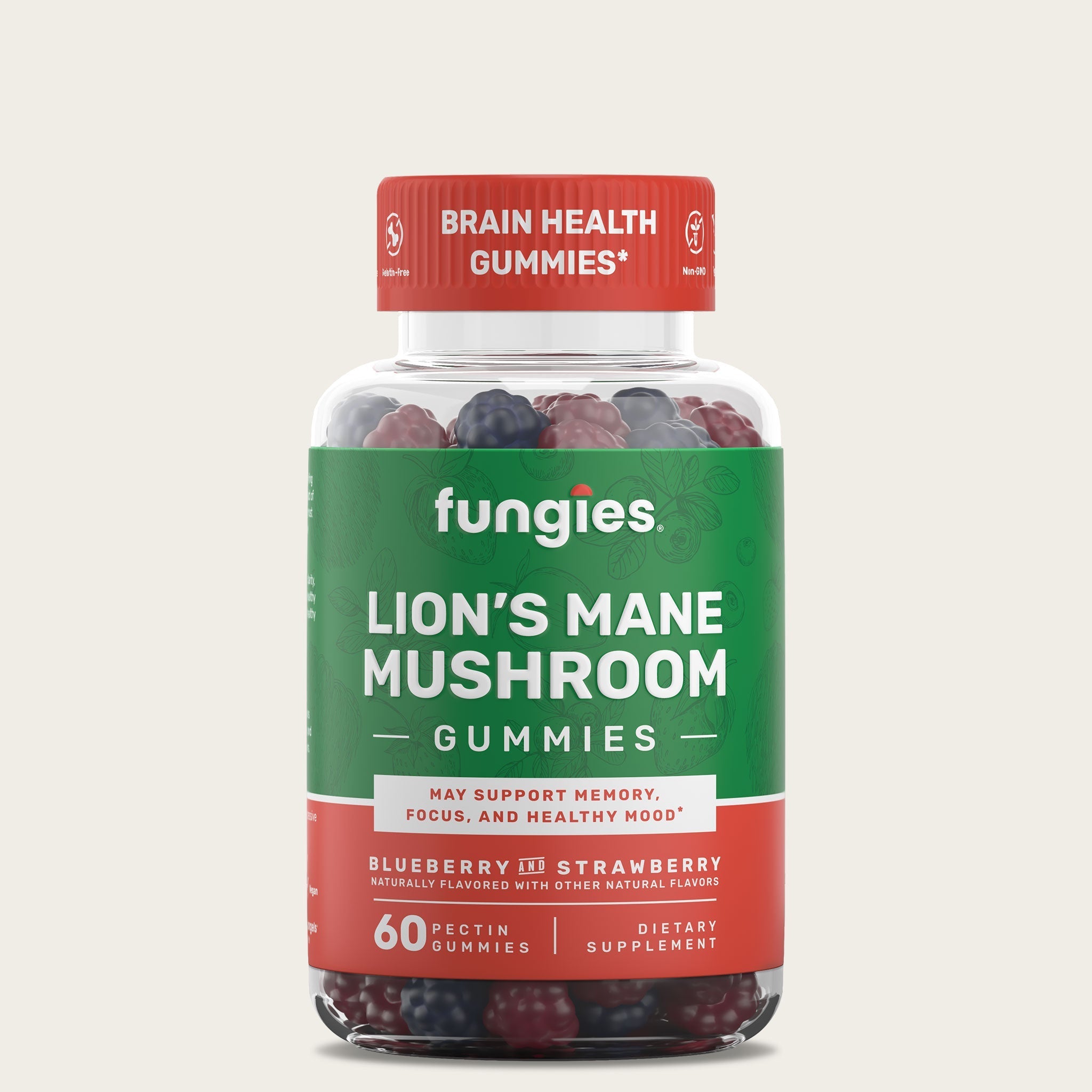 Fungies Lion's Mane Mushroom Gummies (60 Count) - Multiverse