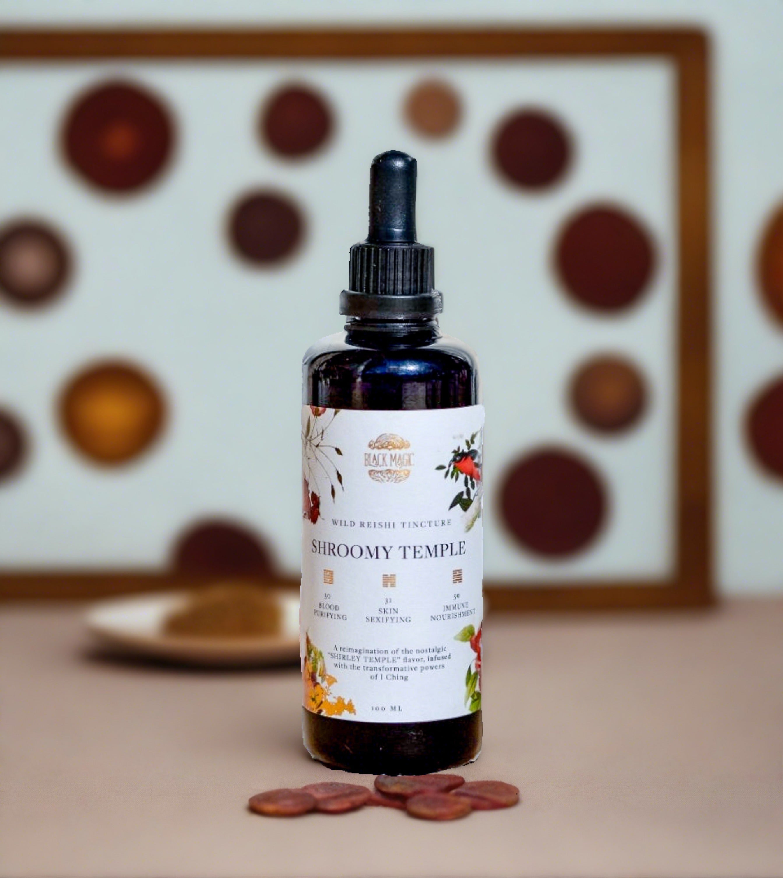 Black Magic Alchemy The Shroomy Temple | Wild Reishi Mushroom Tincture - Multiverse