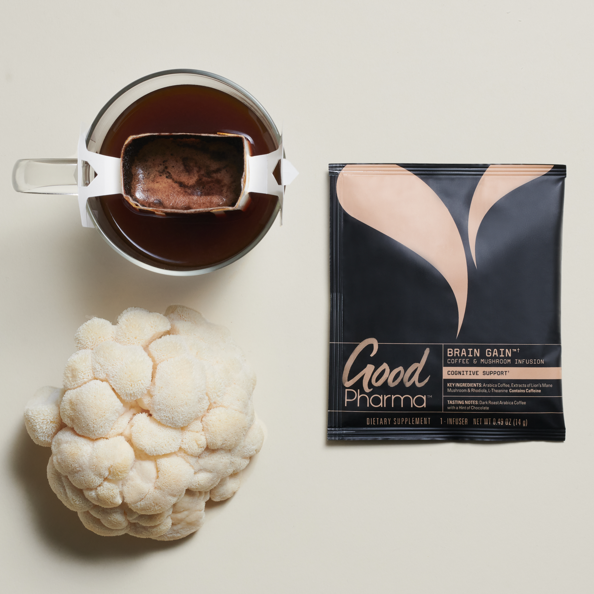 Good Pharma Brain Gain™ | Coffee & Lion's Mane Mushroom