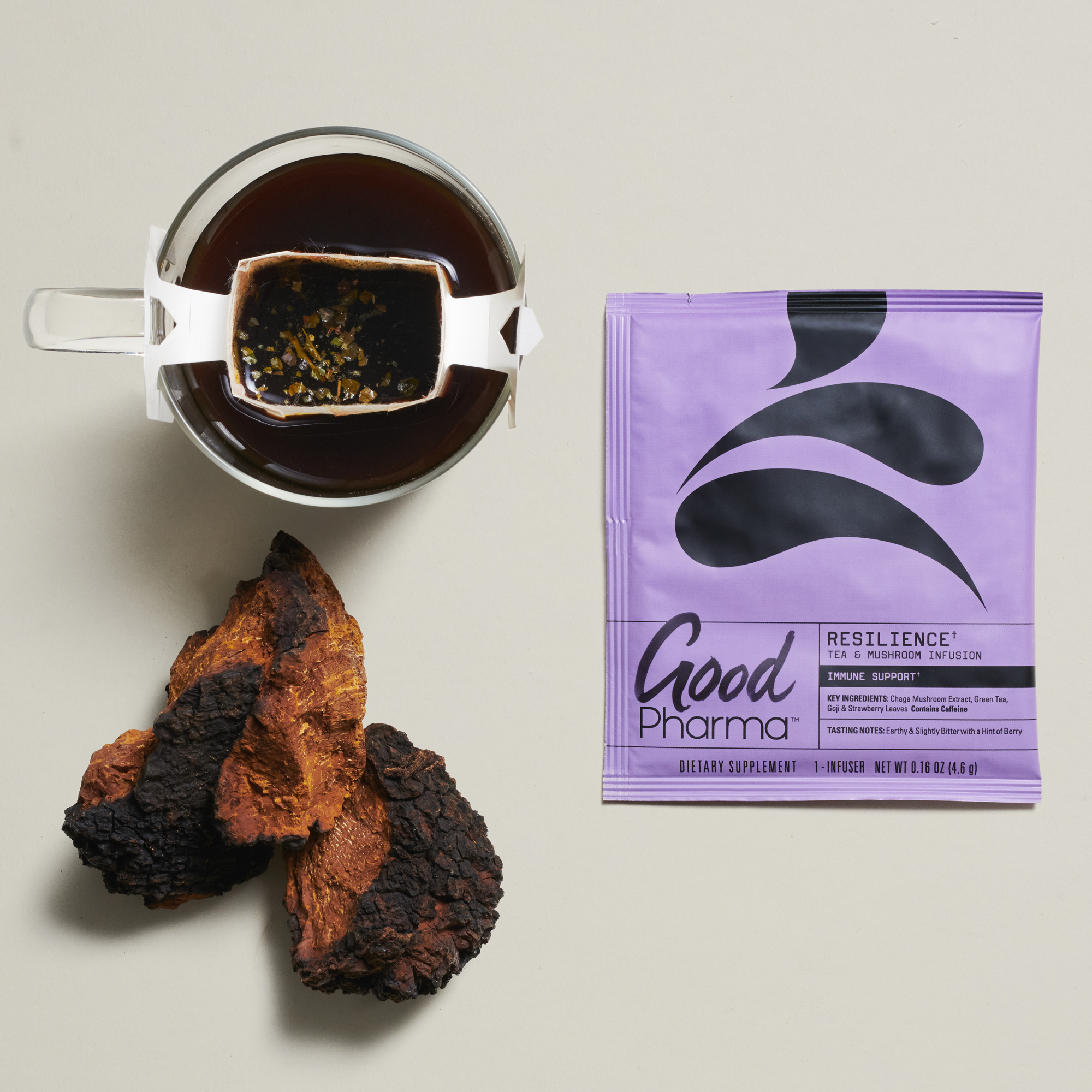 Good Pharma Resilience™ | Green Tea & Chaga Mushroom