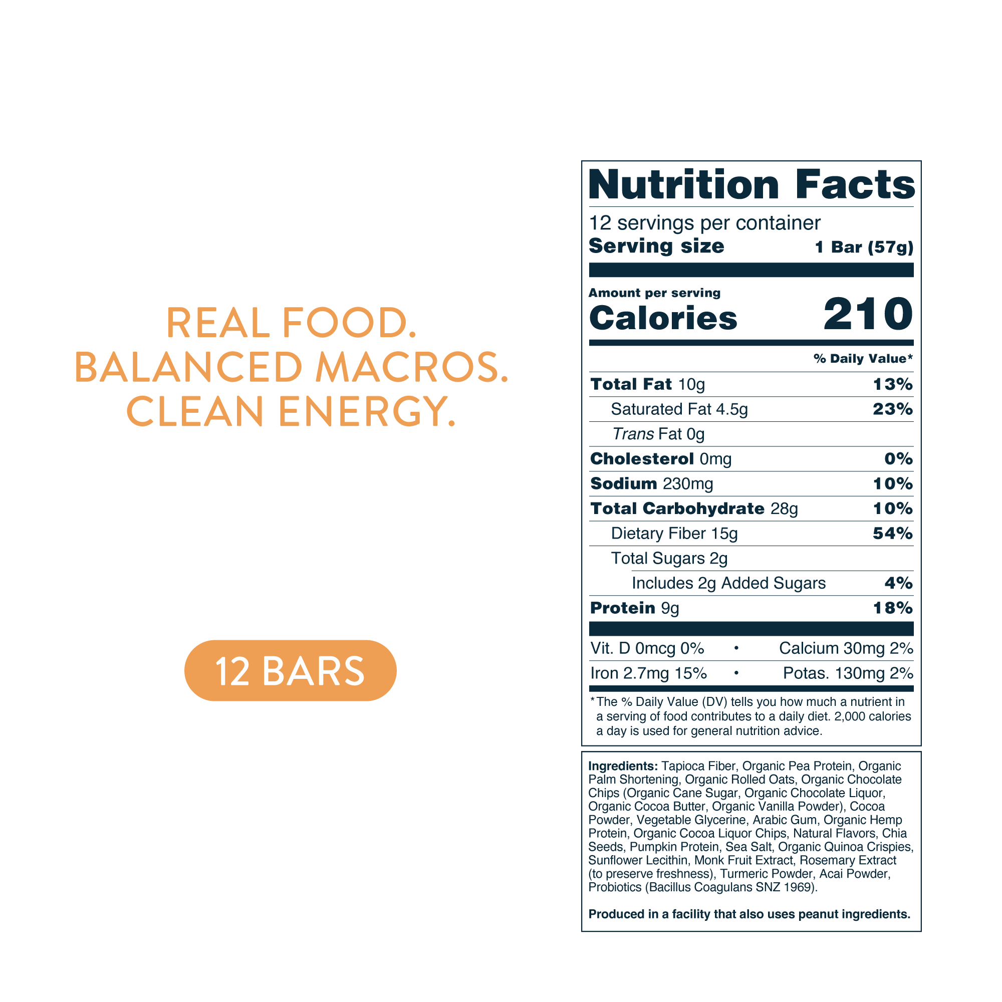 Chocolate Brownie Energy Bar