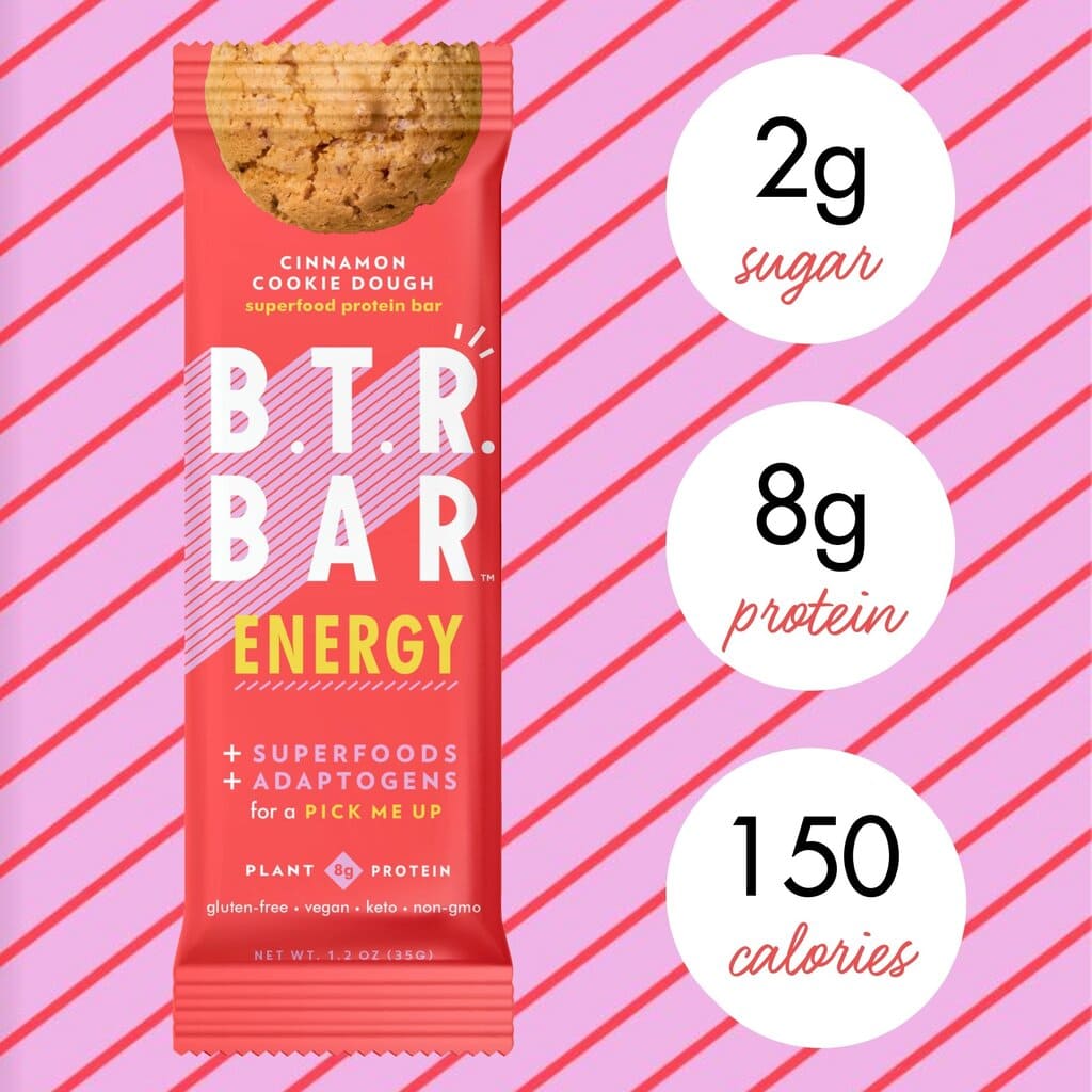 B.T.R. Bar Cinnamon Cookie Dough ENERGY (12 Count) - Multiverse