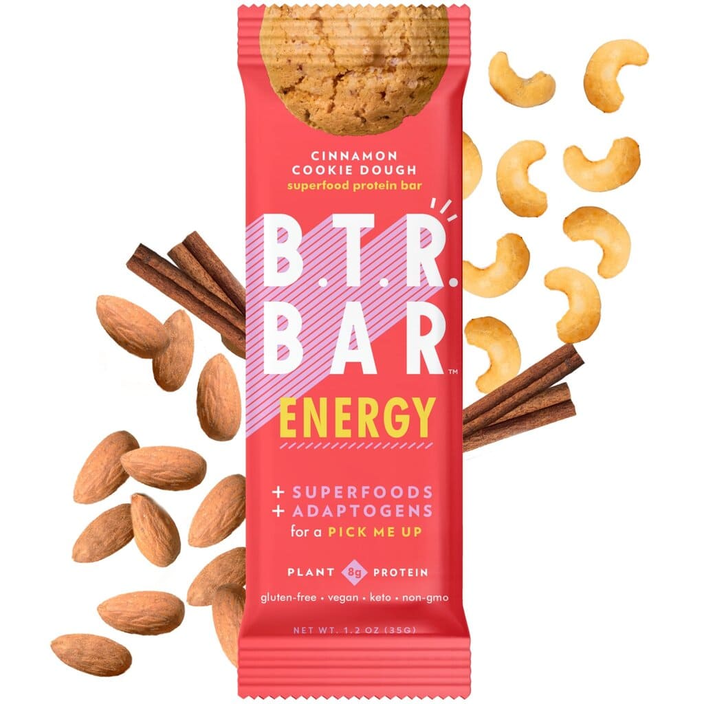 B.T.R. Bar Cinnamon Cookie Dough ENERGY (4 Count) - Multiverse
