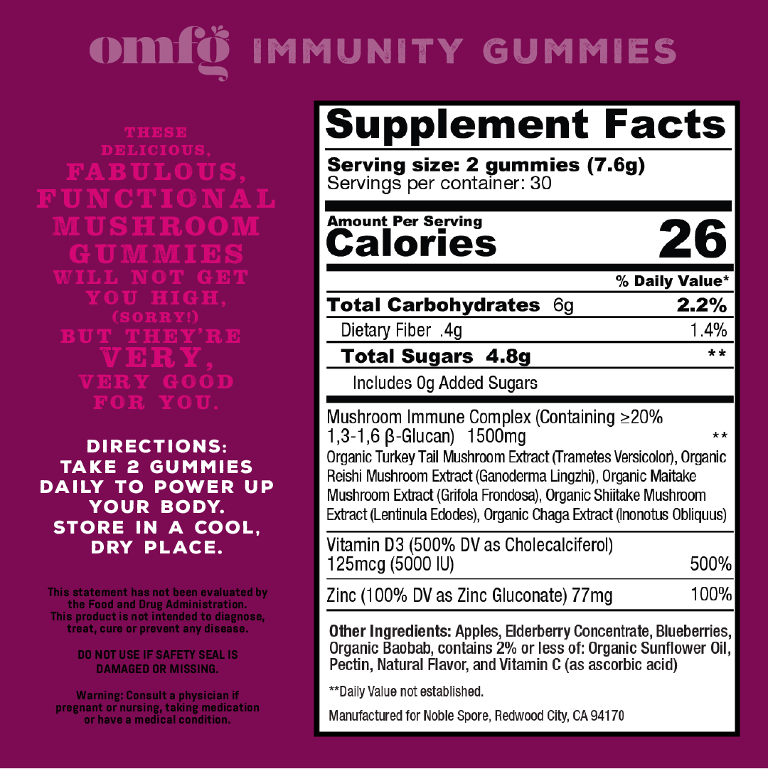 OMFG Immunity Mushroom Gummies - Multiverse