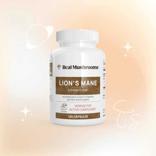 Real Mushrooms Organic Lion's Mane Extract Capsules - Multiverse