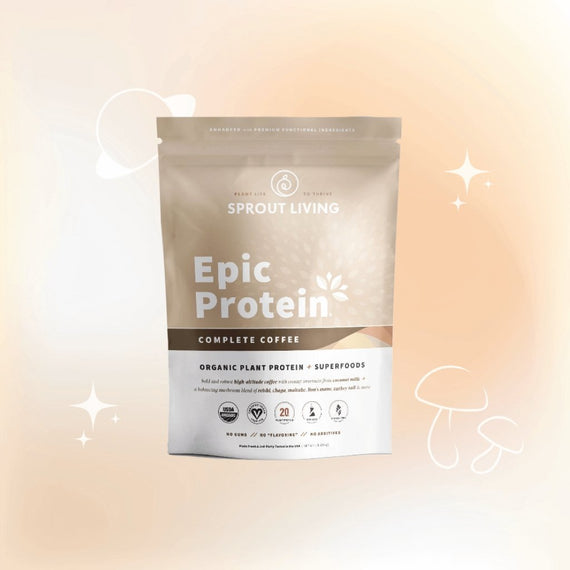Sprout Living Epic Protein, Complete Coffee, 494g - Multiverse